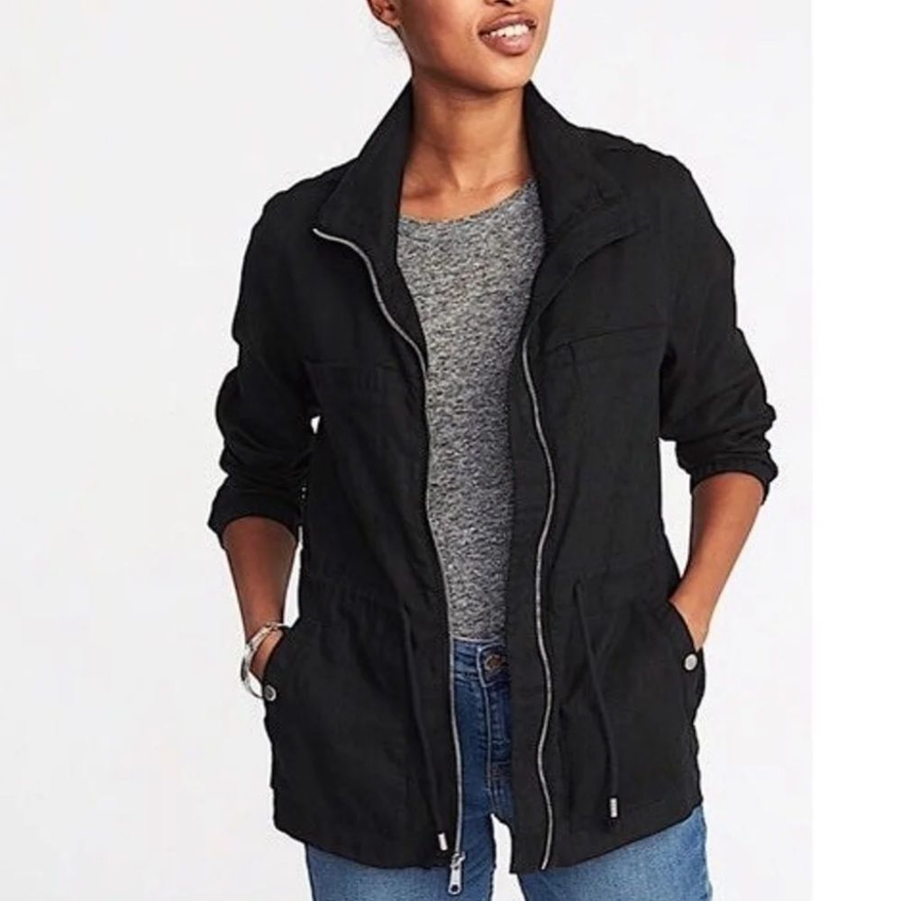 Old Navy Linen Anorak Jacket